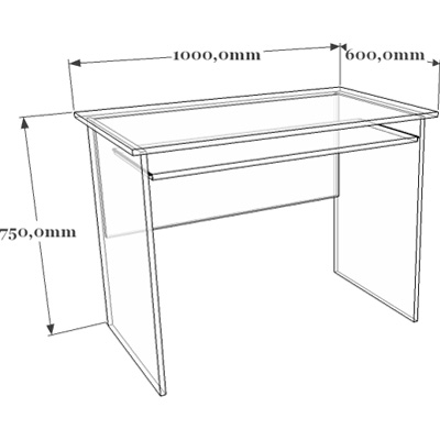 Схема стола компьютерного 03-002